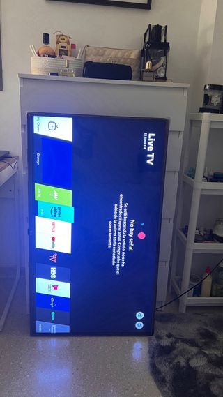 Televisión LG Negra