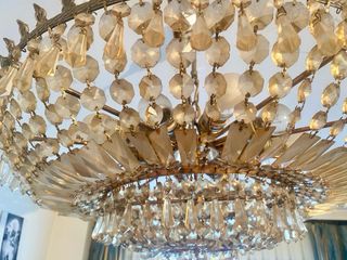 Lámpara de cristal antigua Bohemia