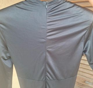 Tuta intera effetto seta nera