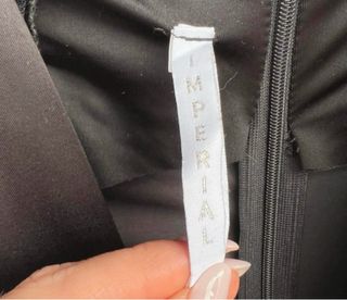 Tuta intera effetto seta nera