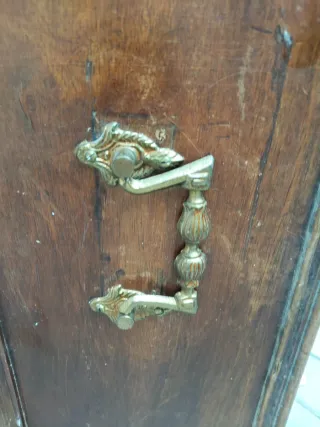 Cajón madera maciza vintage estantería antigua