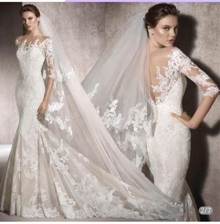 Vestido de Novia Sirena Encaje