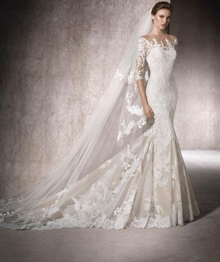 Vestido de Novia Sirena Encaje