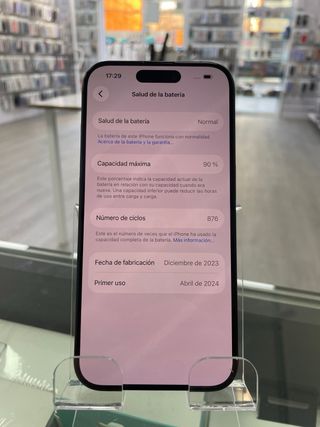 iPhone 15 Pro 128GB Negro
