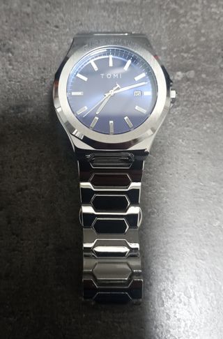 Reloj Tomi Azul y Plateado
