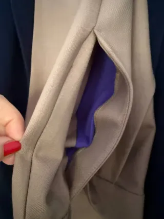 Pantalones beige/marrón