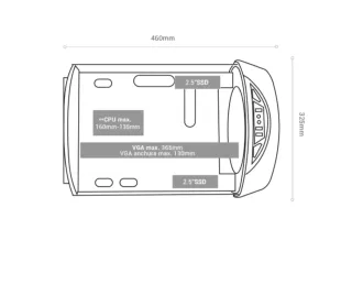Caja PC Mars Gaming Cyclon Blanca