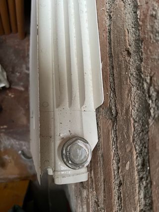 Radiadores de aluminio blancos