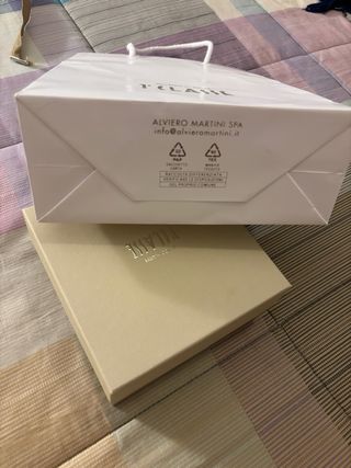 Scatola e shopper Alviero Martini 1ª Classe