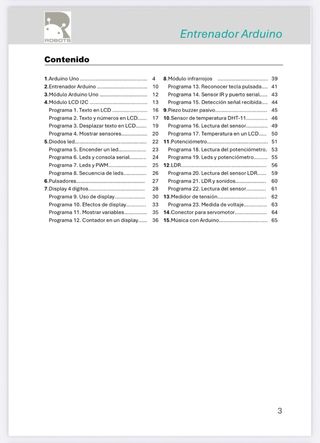 Tarjeta de aprendizaje para Arduino Uno.