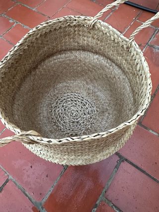 2 cestos FLADIS Ikea bambú/mimbre