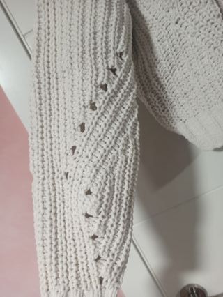 Jersey chenilla Hollister Mujer Blanco