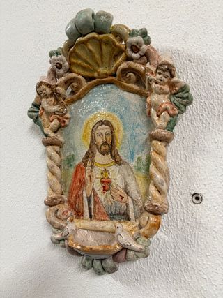 Acquasantiera Sacro Cuore di Gesù