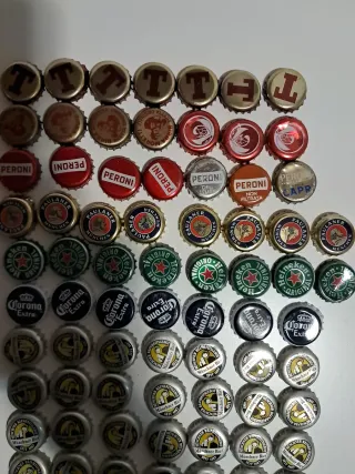 Lote 170 Chapas Cerveza Variadas. Hay repetidas.