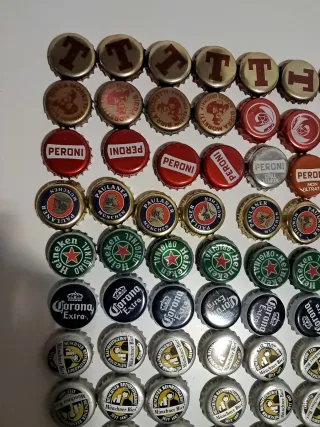 Lote 170 Chapas Cerveza Variadas. Hay repetidas.