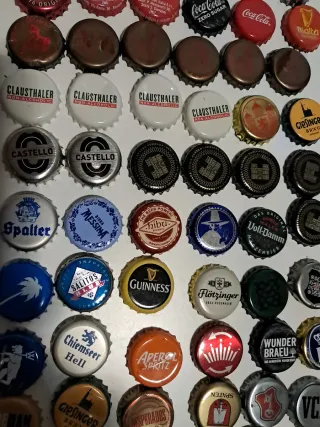 Lote 170 Chapas Cerveza Variadas. Hay repetidas.