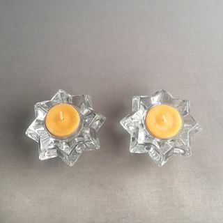 4 Portavelas Luminarc Estrella Cristal