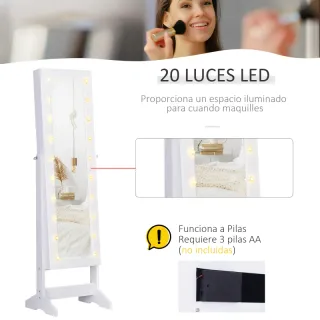 Espejo Joyero Luces LED