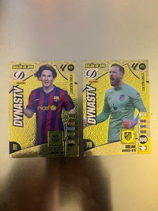 Panini Dynasty Messi y Oblak 2024-25
