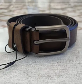 Cintura in pelle PU da uomo