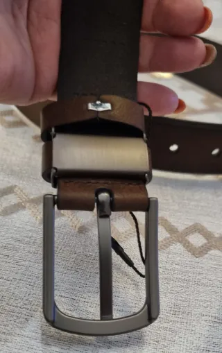 Cintura in pelle PU da uomo