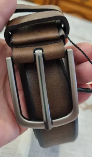 Cintura in pelle PU da uomo