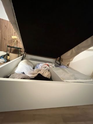 Canapé Cama Matrimonio 135x190cm Blanco