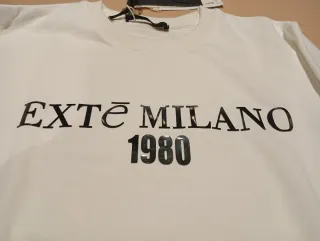 Exte Milano 1980 Sudadera Blanca Crema Versace