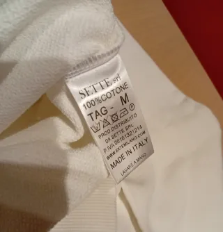 Exte Milano 1980 Sudadera Blanca Crema Versace