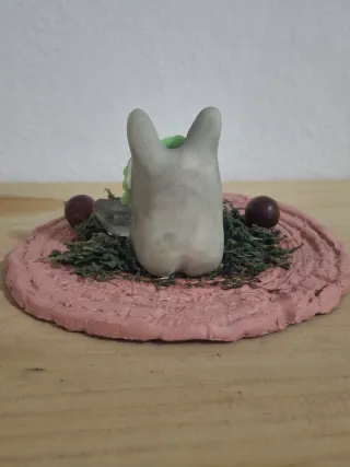 Figura Duende del Bosque con cuarzo blanco