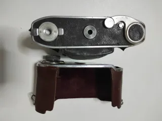 Cámara Kodak Retina IIIc Plata y Marrón