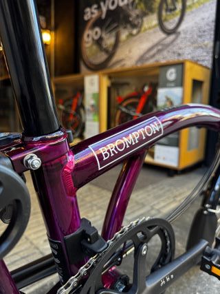 Brompton C-Line Explore M12 Amethyst Lacquer