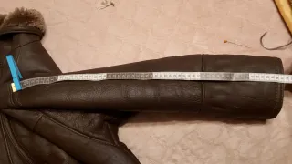 Casaco de pele forrado a pelo