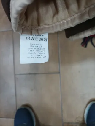 Edredón Cama 150 Marrón y Beige