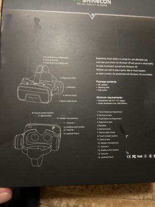 Gafas VR realidad virtual para Smartphone