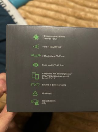 Gafas VR realidad virtual para Smartphone