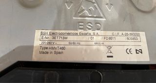 Placa Vitrocerámica Balay