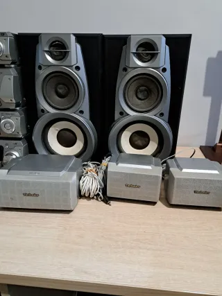 Mini cadena Technics Plata SL DV290