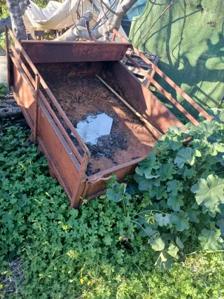 Remolque agrícola para motocultor