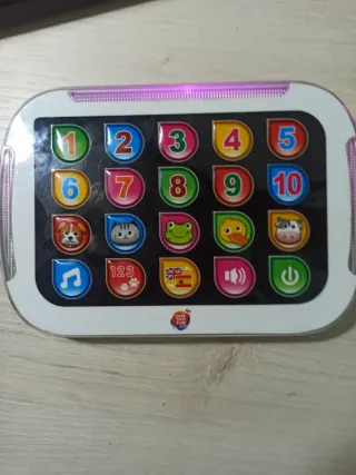 Tablet Interactiva Bebé Números Animales