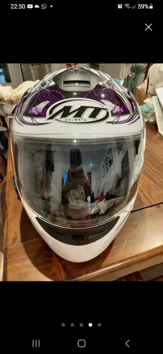 Casco Moto Mujer MT Helmets Talla S