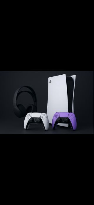 Playstation 5 con 2 controller e cuffie