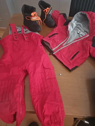 Conjunto Esquí Niña-Niño Columbia T4 + Botas T26