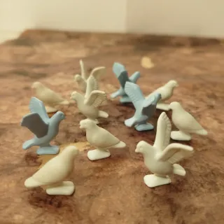 Playmobil Palomas Blancas y Azules
