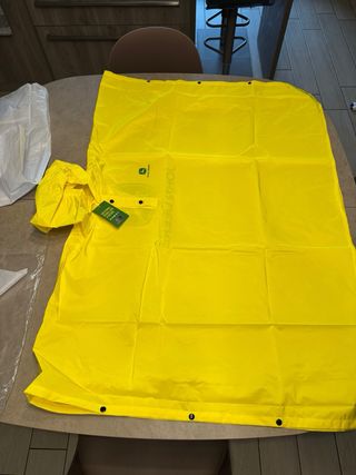 Poncho Pioggia John Deere Bambino Giallo