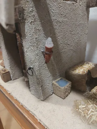 Molino Artesanal Establo Gallinero Figura 12cm