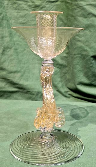 Portacandele vetro A. Seguso anni '60