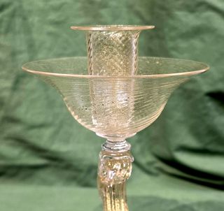 Portacandele vetro A. Seguso anni '60