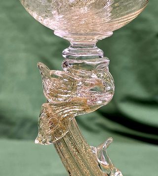 Portacandele vetro A. Seguso anni '60