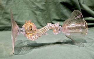 Portacandele vetro A. Seguso anni '60